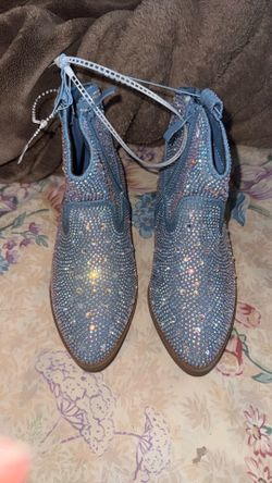 Girls boot size 10 blue