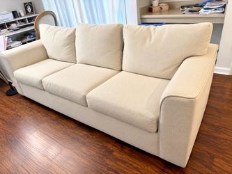 Cream color sofa bed/ couch