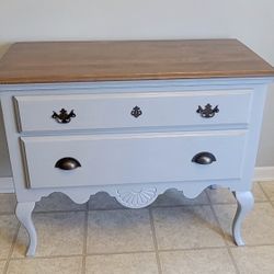 Refinished Farmhouse Style Dresser/accent Table