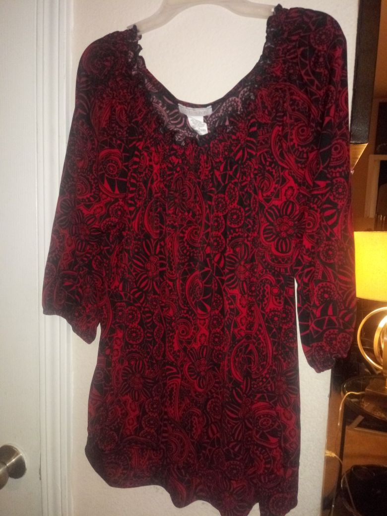 Blouses size xl to 1x $3 each