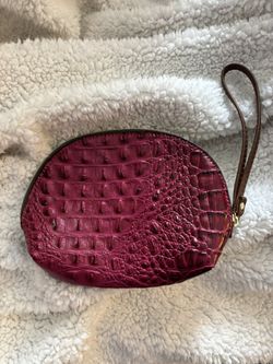 Pink faux Crocodile Bag 