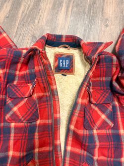 Red&Blue plaid Gap jacket