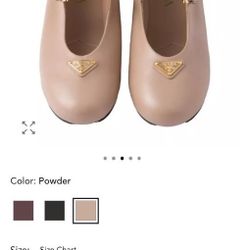 Prada Pink Ballet Shoes
