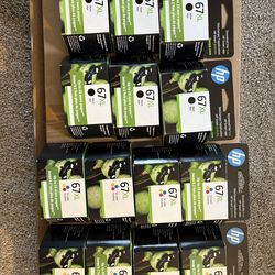 HP 67XL High Yield Black & Color Cartridges