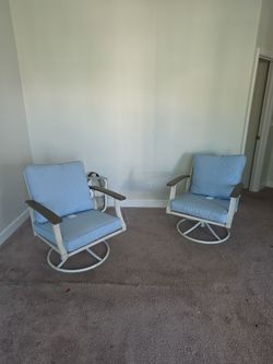 Swivel rocking chairs