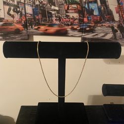 14k 24" Diamond Cut Solid Gold Rope 6.14