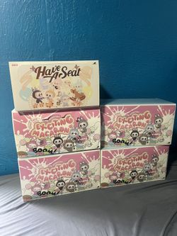 Labubu Exciting Monsters & Have A Seat & Big Into Energy