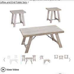 Coffee Table Set  Brand New $280