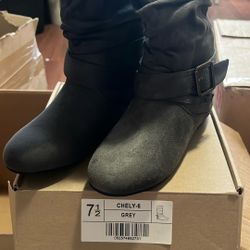 Grey Boots