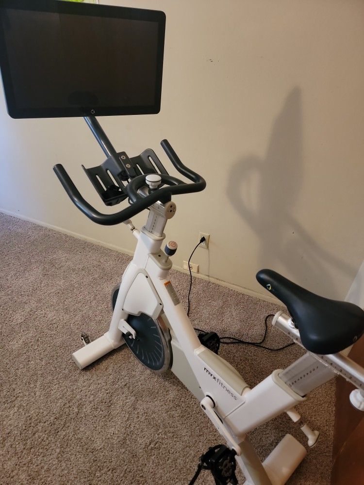 MYX Fitness Bike With Screen For BeachBodi and Women's Shoes Size 7.5
