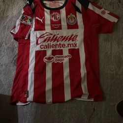 Playera De Jugador De Chivas Original
