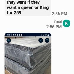 King Size New Thick Pillow Top Bed Can Deliver 