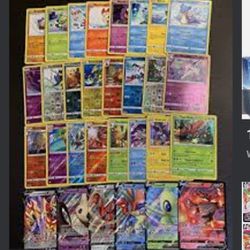 90 Pokemon Cards