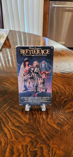 1988 Beetlejuice VHS Cassette Tape / Collectible / Media / HTF / Gift / Unique / 80s / Retro / Memorabilia / Man Cave