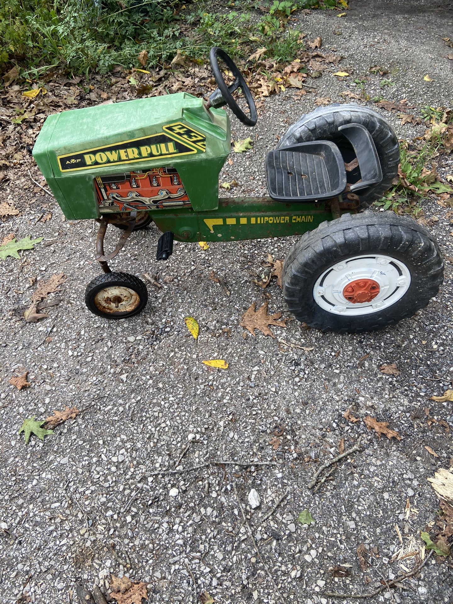 Vintage AMF pedal tractor