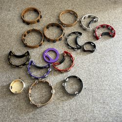 Tambourines (13) All To Sell Used