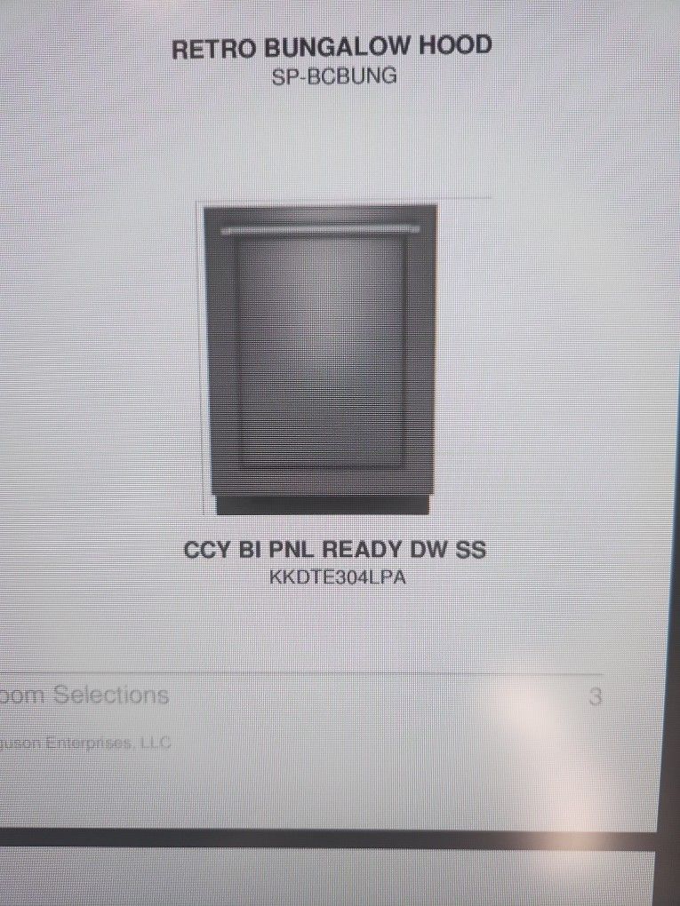 Kitchen Aid Dishwasher - Panel Ready