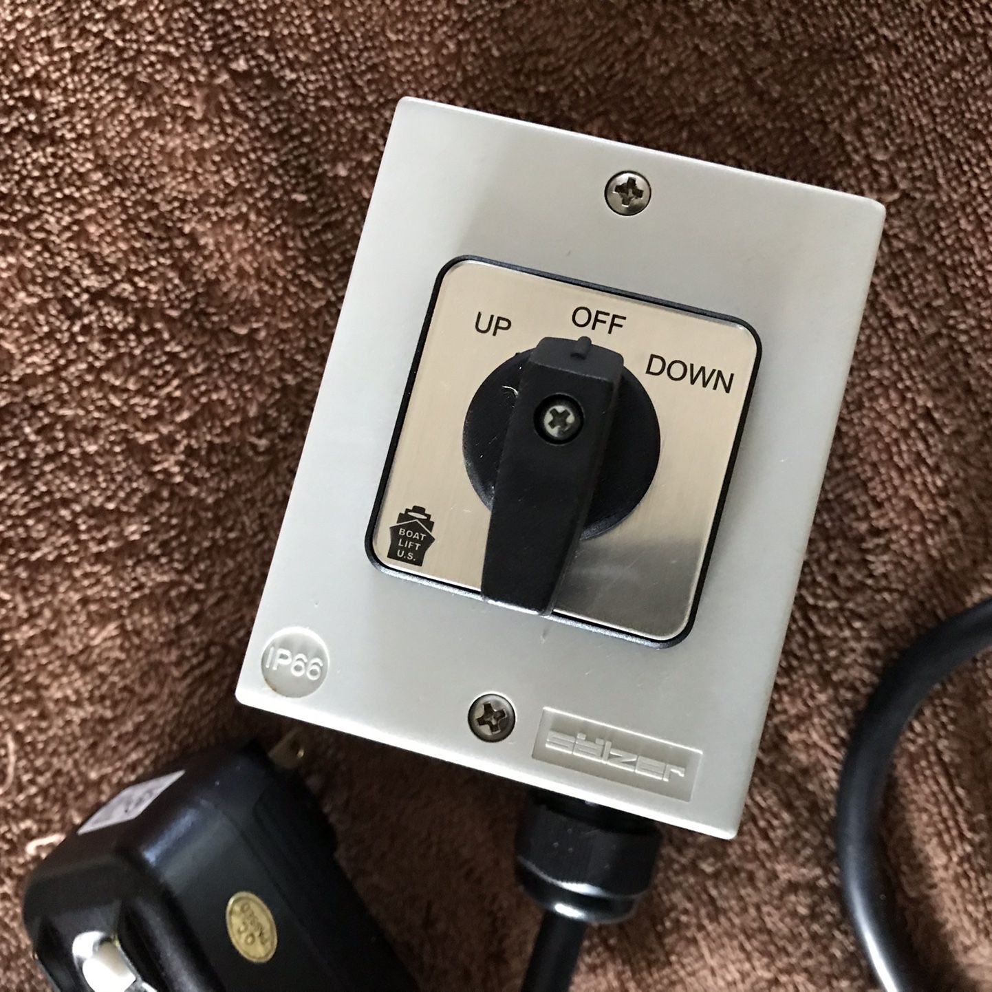 Salzer Spring Loaded Drum Switch 120V/240V (NEW Never Used)