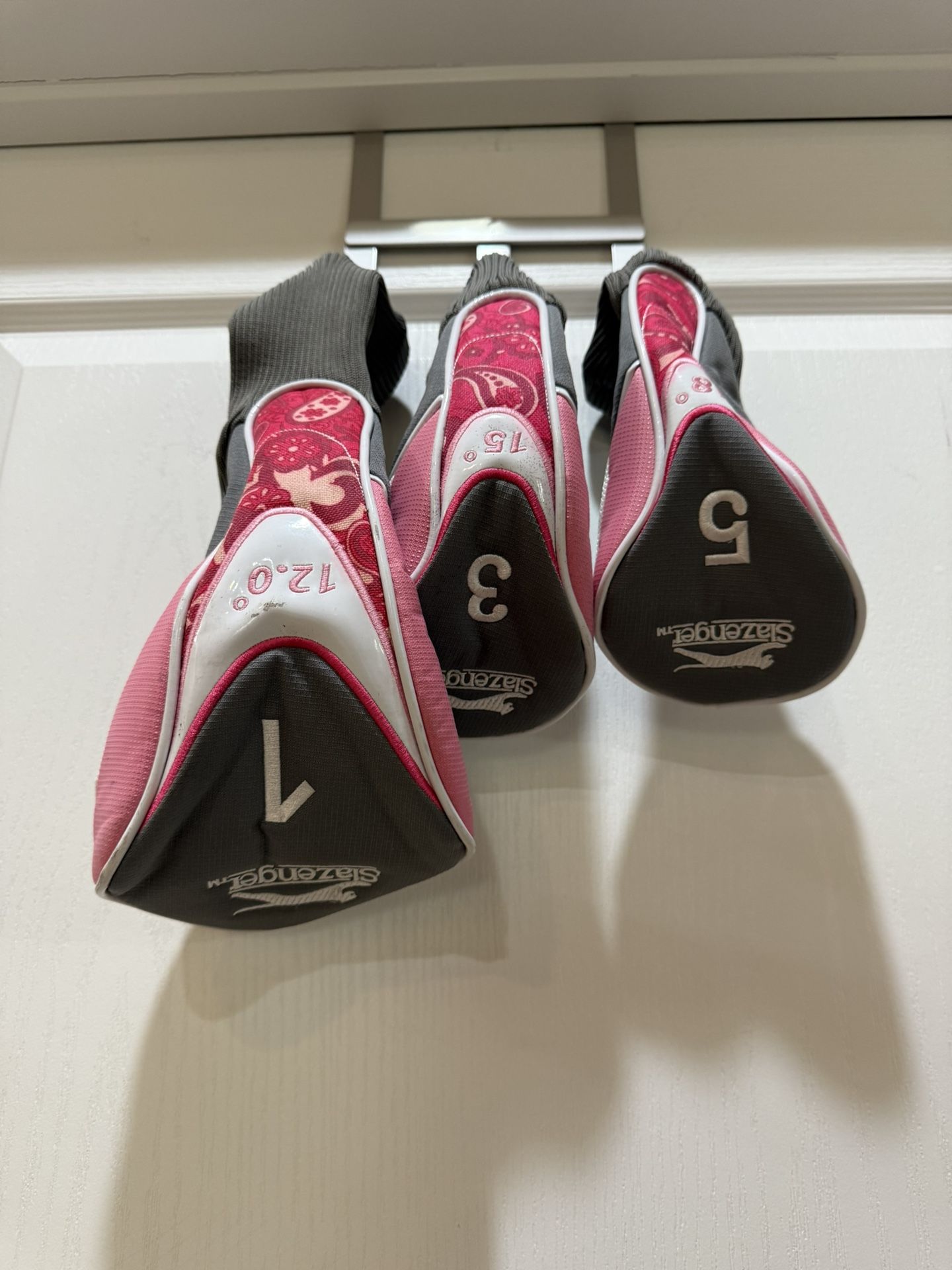 SLAZENGER Philosophy Three Head Covers for Driver FW3 FW5 (Good condition) PICK UP IN CORNELIUS