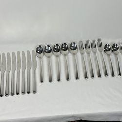 #1932 Mixed Lot of 23 Cambridge 18/10 Stainless Heavy Thick Metal Flatware