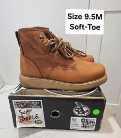 Georgia Soft Toe Work Boots Size 9.5