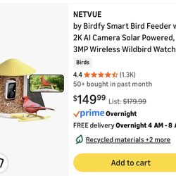 Bird feeder Camera