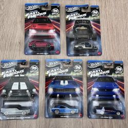 Hot Wheels Fast & Furious Dream Lineup Silver Series 956N 2026 Set of 5 HNR-88