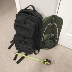 Tactical Daypack with Hydration Bladder