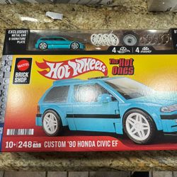 Mattel Brick Shop Hot Wheels Custom 90 Honda Civic EF