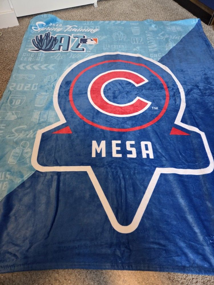 New Chicago Cubs 2020 Spring Training Mesa Arizona Blanket Throw
