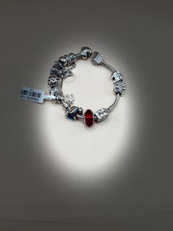 Authentic Pandora Moments Charm Bracelet - Fully Loaded & Detailed