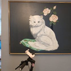 Cuadro Hermoso De Un Gato