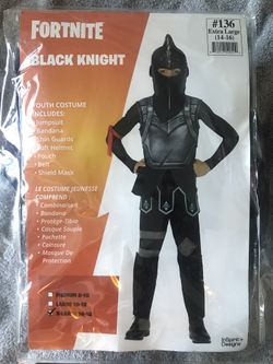 Black Knight Fortnite Costume Size 14-16