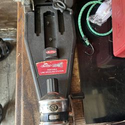 Fishing Pools And Reels, And Tool Box 