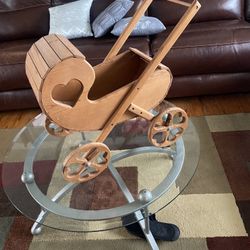 Solid Wood Play Stroller 