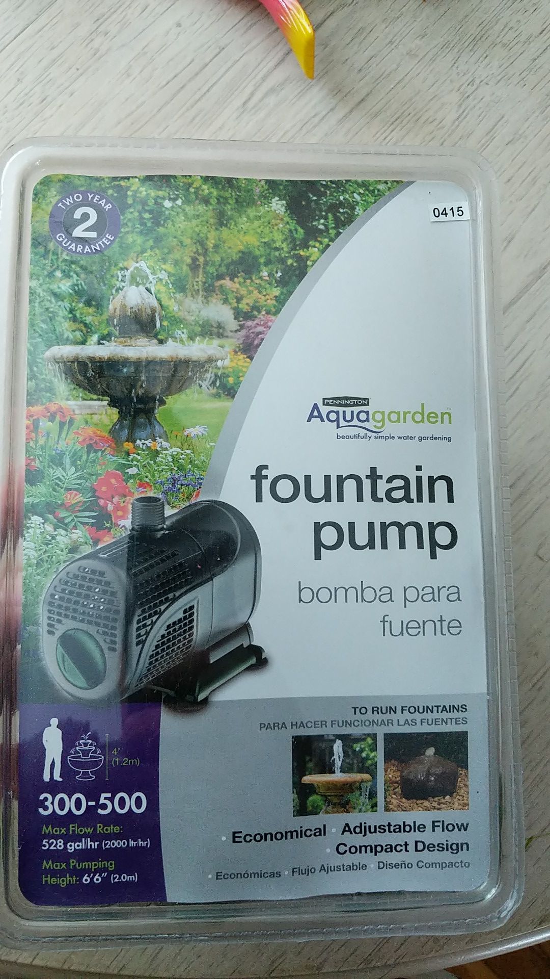 Fountain pump / pond never open must have if you want water feature