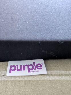 Purple seat cushion