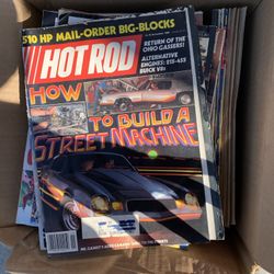6 Decades Of Hot ROD & Car magazines