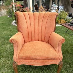 Antique Orange Chair