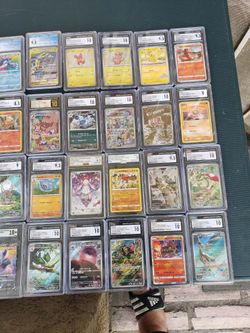 $2000! All CGC 31 Graded Cards  at $80! Each x 31 is $2500!. Pokémon cards. Trade all for car truck mini van or electric bike iphone max pro
