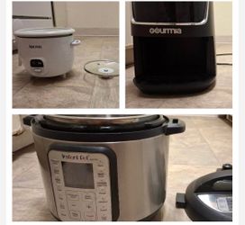 Appliances: Airfryer, Rice Cooker, Instant Pot