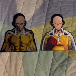 One Punch Man Holographic Car Decal