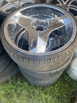 22” wheels & tires