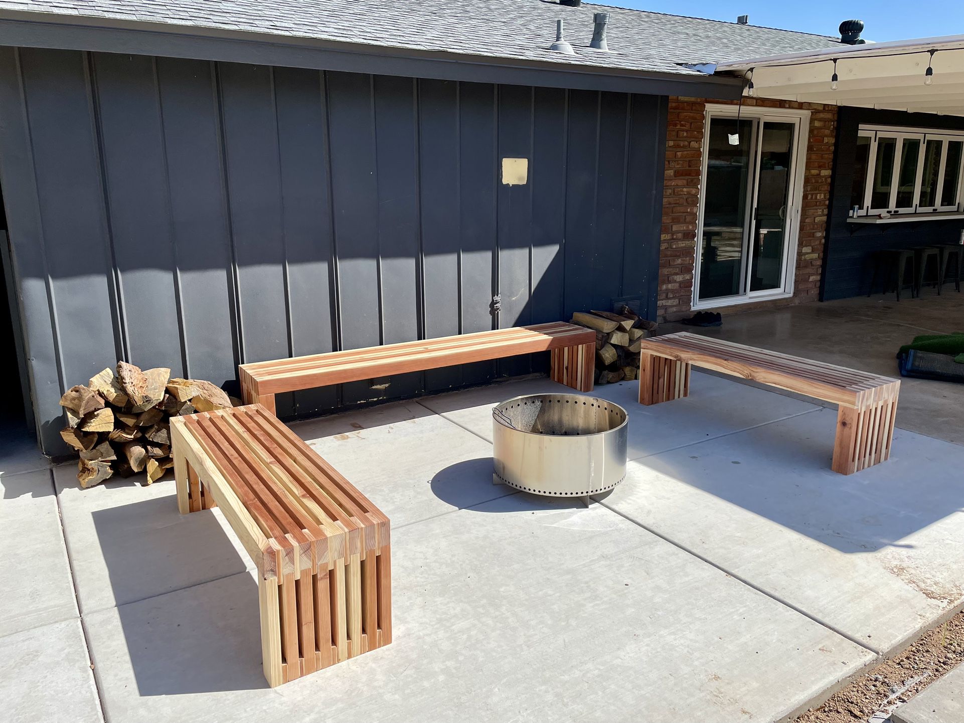 Custom Benches - Outdoor And Interior  