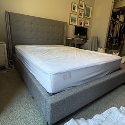Joss & Main queen bed Frame - No Mattress