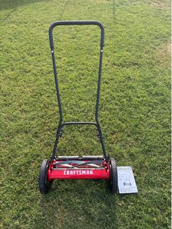 Craftsman’s reel lawnmower 16 inch in good condition