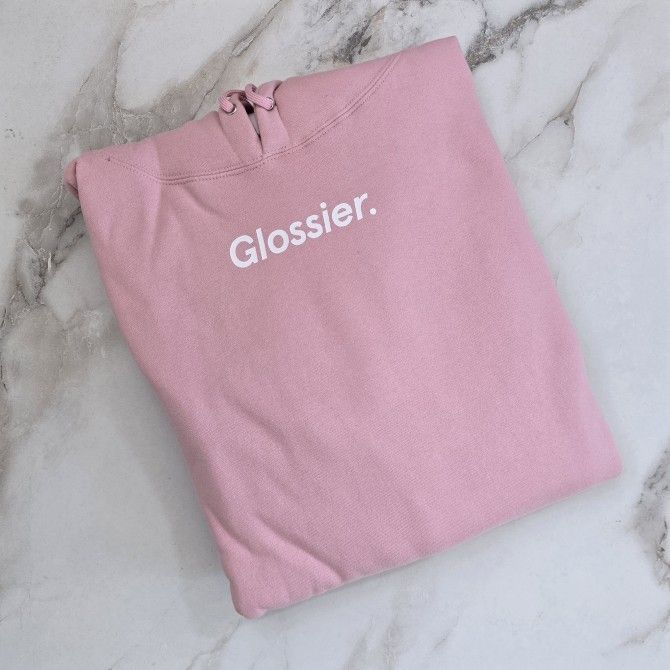 Glossier Pink Hoodie