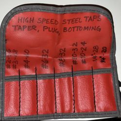 High Speed Steel Taps Tapers,Plugs,Bottoming,center punch,Tap Wrench 21 Pieces