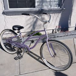 Women's 26" Purple Electra Beach Cruiser 