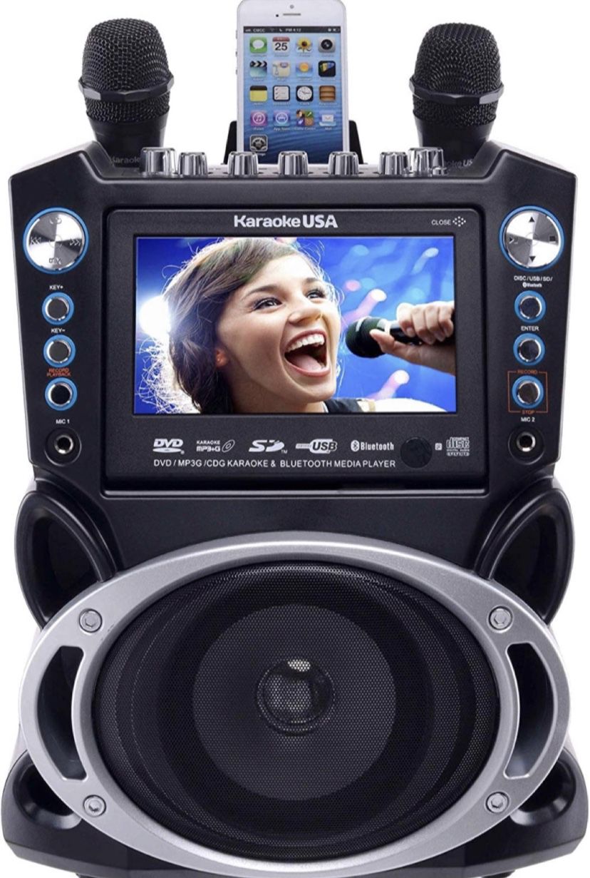 Karaoke USA DVD / CDG / MP3G / Bluetooth Speaker / Media Player #2286